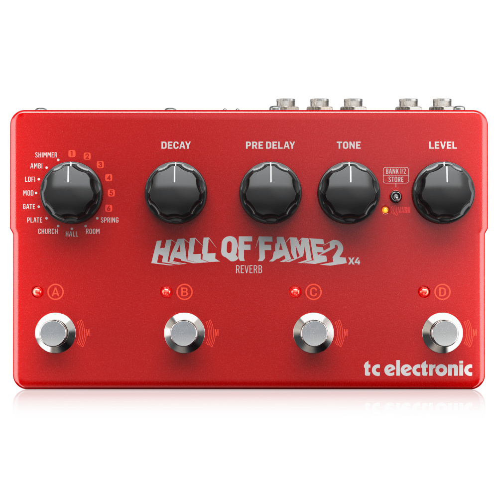 TC Electronic HALL OF FAME 2 X4 REVERB Reverb Pedalı
